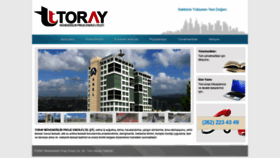 What Torayproje.com.tr website looked like in 2019 (4 years ago)