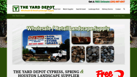 What Theyarddepot.com website looked like in 2019 (4 years ago)