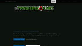 What Trashinbox.net website looked like in 2019 (4 years ago)