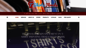 What Tshirtsflorida.com website looked like in 2019 (4 years ago)