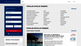 What Tenerifehotel.net website looked like in 2019 (5 years ago)