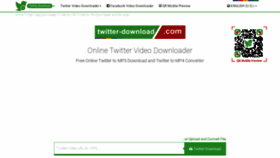 What Twitter-download.com website looked like in 2019 (4 years ago)