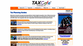 What Taxcafe.co.uk website looked like in 2019 (4 years ago)