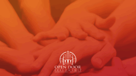 What Theopendoorfellowship.org website looked like in 2019 (4 years ago)