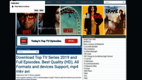 What Toptvshows.net website looked like in 2019 (4 years ago)