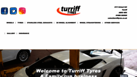 What Turrifftyres.co.uk website looked like in 2019 (4 years ago)