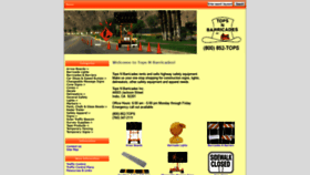 What Topsnbarricades.com website looked like in 2019 (4 years ago)