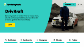 What Trondheimkraft.no website looked like in 2019 (4 years ago)