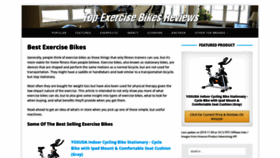 What Topexercisebikesreviews.com website looked like in 2019 (4 years ago)