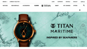 What Titan.co.in website looked like in 2019 (4 years ago)