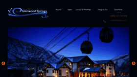 What Thehotelglenwoodsprings.com website looked like in 2019 (4 years ago)