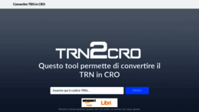 What Trn2cro.it website looked like in 2019 (4 years ago)