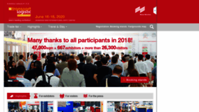 What Transportlogistic-china.com website looked like in 2019 (6 years ago)