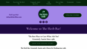 What Theherbbar.com website looked like in 2019 (4 years ago)