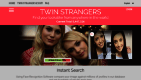 What Twinstrangers.com website looked like in 2019 (4 years ago)