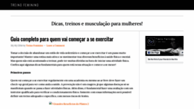 What Treinofeminino.com website looked like in 2019 (4 years ago)