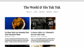 What Theworldandhistuktuk.co.uk website looked like in 2019 (4 years ago)