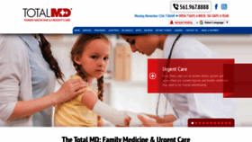 What Thetotalmd.com website looked like in 2019 (4 years ago)