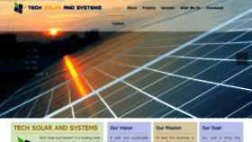 What Techsolarsystems.com website looked like in 2019 (4 years ago)