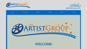 What Theartistgroup.com.au website looked like in 2019 (4 years ago)