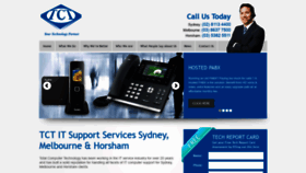 What Tct.com.au website looked like in 2019 (4 years ago)