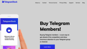 What Telegramstock.com website looked like in 2019 (4 years ago)