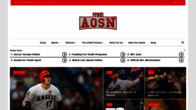 What Theaosn.com website looked like in 2019 (4 years ago)
