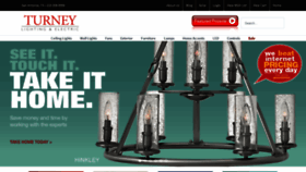 What Turneylighting.com website looked like in 2019 (4 years ago)