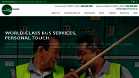 What Towertransit.sg website looked like in 2019 (4 years ago)