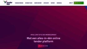 What Tenderapp.eu website looked like in 2019 (4 years ago)
