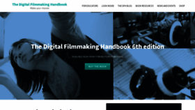 What Thedigitalfilmmakinghandbook.com website looked like in 2019 (4 years ago)