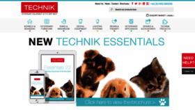 What Technik-veterinary.com website looked like in 2019 (4 years ago)