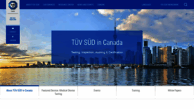 What Tuv-sud.ca website looked like in 2019 (4 years ago)