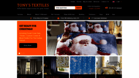 What Tonystextiles.co.uk website looked like in 2019 (4 years ago)