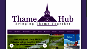 What Thamehub.co.uk website looked like in 2019 (4 years ago)
