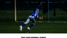 What Tceastcoastbaseball.com website looked like in 2019 (4 years ago)