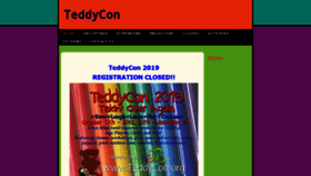 What Teddycon.org website looked like in 2019 (6 years ago)