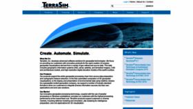 What Terrasim.com website looked like in 2019 (4 years ago)
