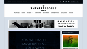 What Theatrepeople.com.au website looked like in 2019 (4 years ago)