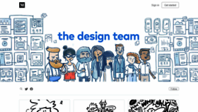 What Thedesignteam.io website looked like in 2019 (4 years ago)