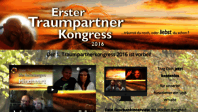 What Traumpartnerkongress.de website looked like in 2019 (4 years ago)