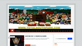 What Totalsouthpark.com website looked like in 2019 (4 years ago)