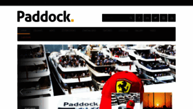 What Thepaddockmagazine.com website looked like in 2019 (5 years ago)