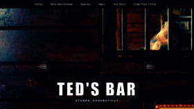 What Tedsbar.com website looked like in 2019 (4 years ago)