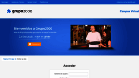 What Teleformacion.grupo2000.es website looked like in 2019 (4 years ago)