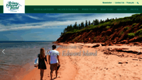 What Tourismpei.com website looked like in 2019 (4 years ago)