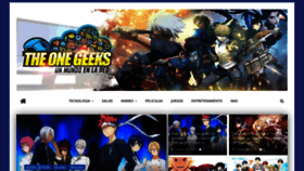 What Theonegeeks.com website looked like in 2019 (4 years ago)
