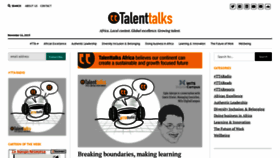 What Talenttalks.net website looked like in 2019 (4 years ago)