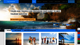 What Tourandaman.net website looked like in 2019 (4 years ago)