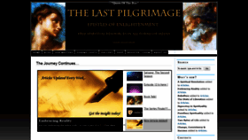 What Thelastpilgrimage.com website looked like in 2019 (4 years ago)